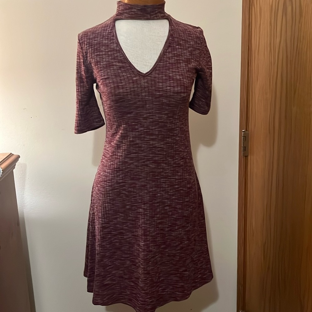 Choke neck collared dress/tunic